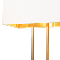 RV Astley Danby Table Lamp in Antique Brass