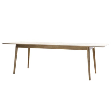 Gallery Interiors Milano 6-8 Seater Extending Scandi Dining Table in Oak