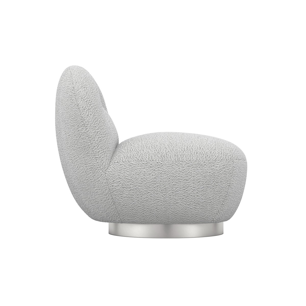 O&Co Lanesborough Cloud Swivel Chair in Grey