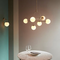 Olivia's Bella 6 Pendant light in Gold