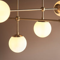 Olivia's Bella 6 Pendant light in Gold