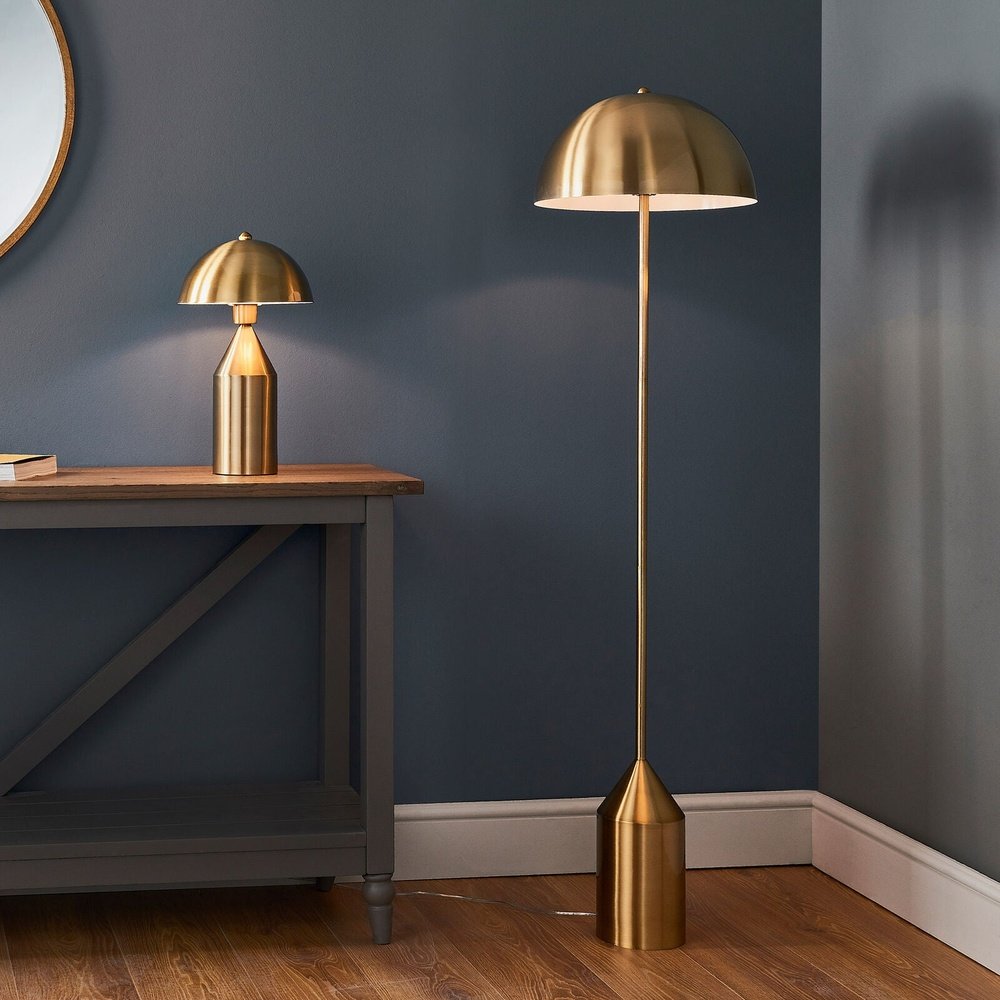 Olivia's Nellie 1 Floor Lamp Gold