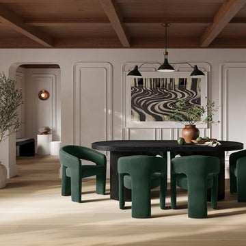 O&Co Adari Dining Table in Black