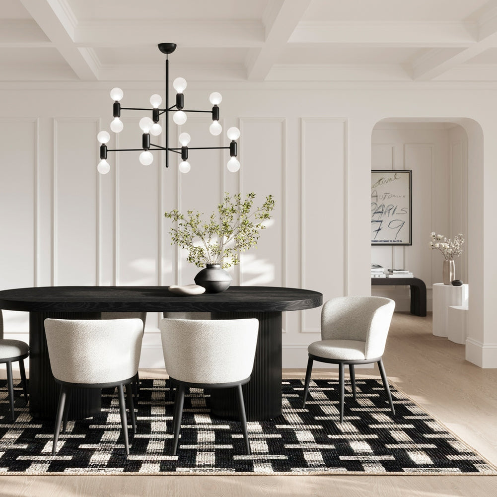 O&Co Adari Dining Table in Black