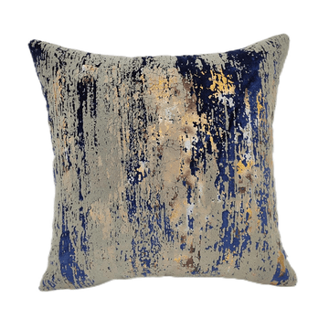 Malini Torcello Cushion in Navy - 43 x 43cm