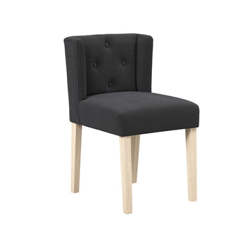 O&Co Ari Winged Dining Chair in Anthracite