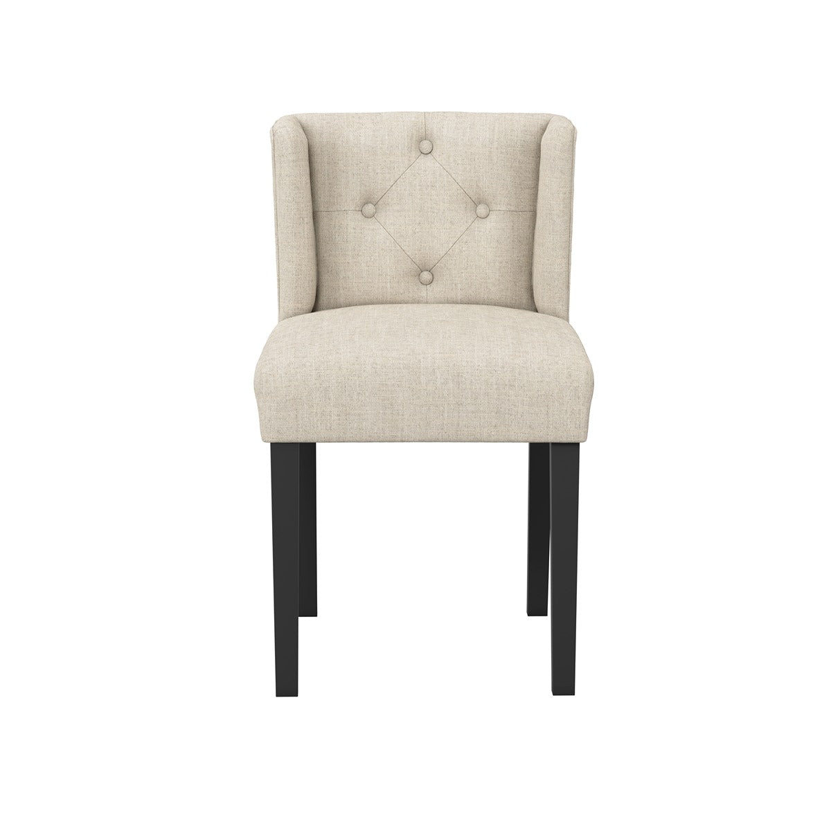 O&Co Ari Winged Dining Chair in Stone