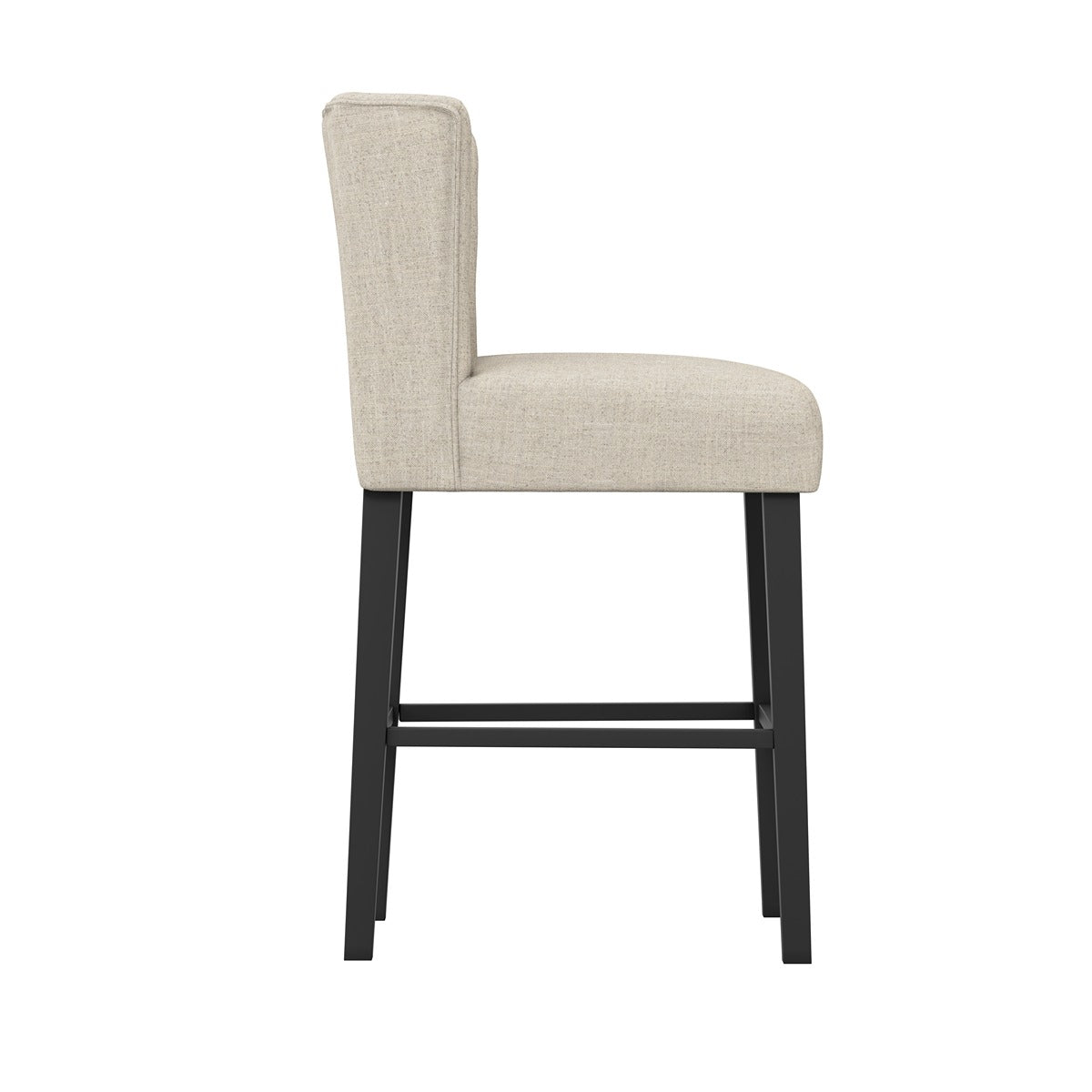 O&Co Ari Winged Counter Stool in Stone