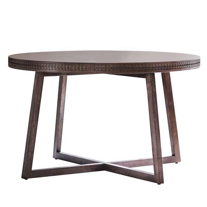 Gallery Interiors Boho Retreat Round Dining Table