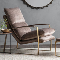 Gallery Interiors Fabien Mineral Occasional Chair