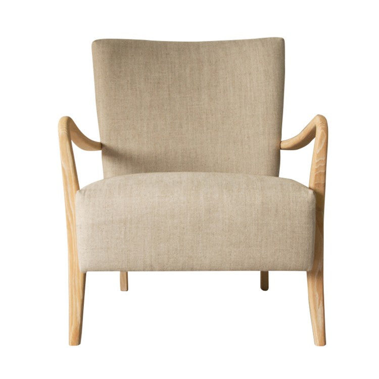 Gallery Interiors Chedworth Occasional Chair in Natural